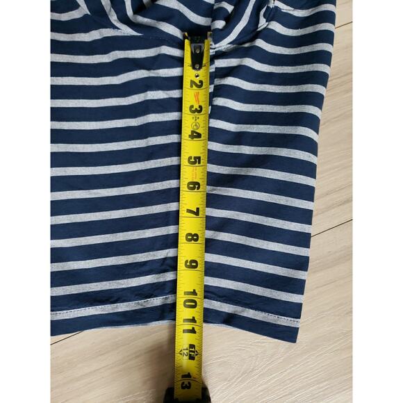 GAP Shorts Lot Mens 29 3pc Stripe Navy Blue Grey Khaki Chino Cotton Summer Set - Picture 12 of 15